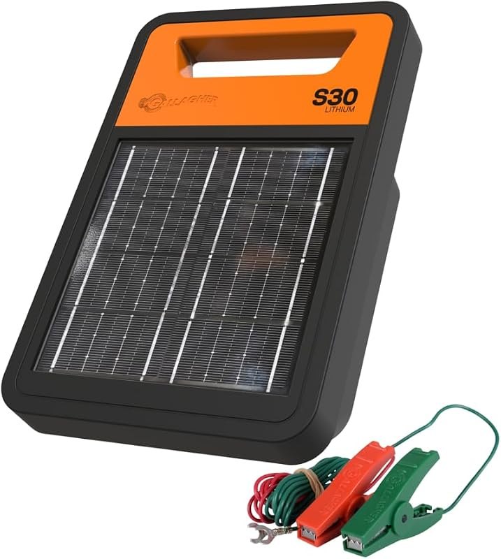 Gallagher S30 Solar Electric Fence Charger — electric-fence-charger-heavy for electric fence charger no subscription