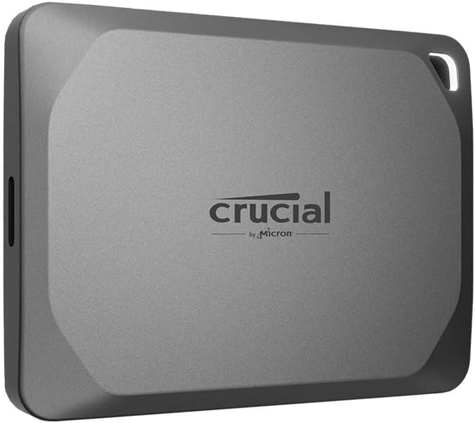 X9 Pro 1TB Portable SSD, Up to 1050MB/s Read & Write, 3.2 USB-C, External Solid State Drive, Durable Storage for PC &