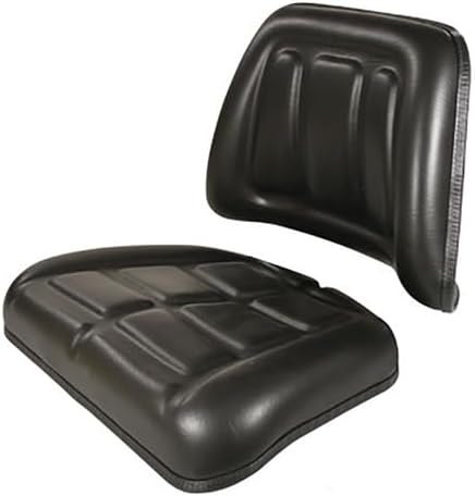 All States Seat Cushion Set - Vinyl Black fits Massey Ferguson 20E 20F 40E 30E 50E 253 240 290 294 298 360 362 393 394