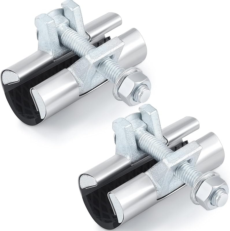 Hicarer 2 Pack 1/2 Inch Pipe Repair Clamp, 3” Long, Single Bolt