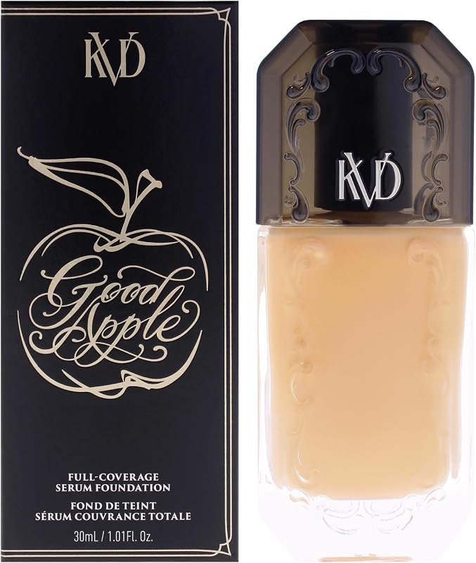 KVD Beauty Good Apple Non-Comedogenic Full-Coverage Serum Foundation Medium 042 — non comedogenic foundation heavy dut