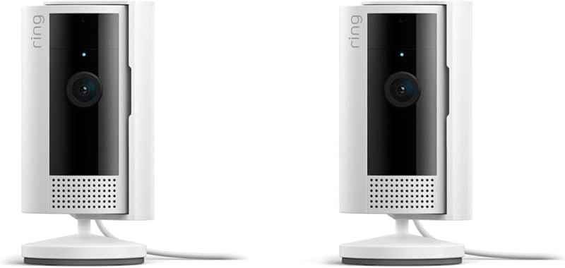 Indoor Cam, Home or business security in 1080p HD video, 2-pack, White — Amazon Devices for home for devices