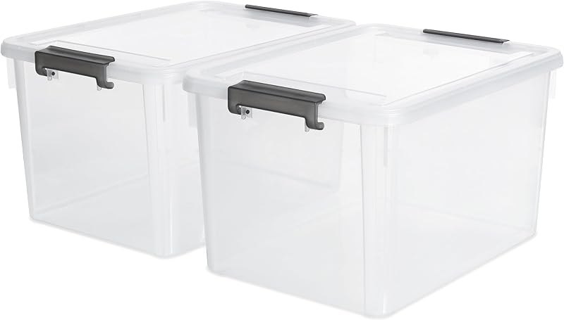 Citylife — clear storage bins with lids amazon for clear storage bins with lids durable heavy duty