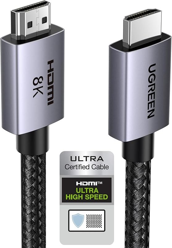 UGREEN 8K HDMI 2.1 Cable 48Gbps 6.6FT, Certified Ultra High Speed HDMI Cord — hdmi cable for best soundbar best rated