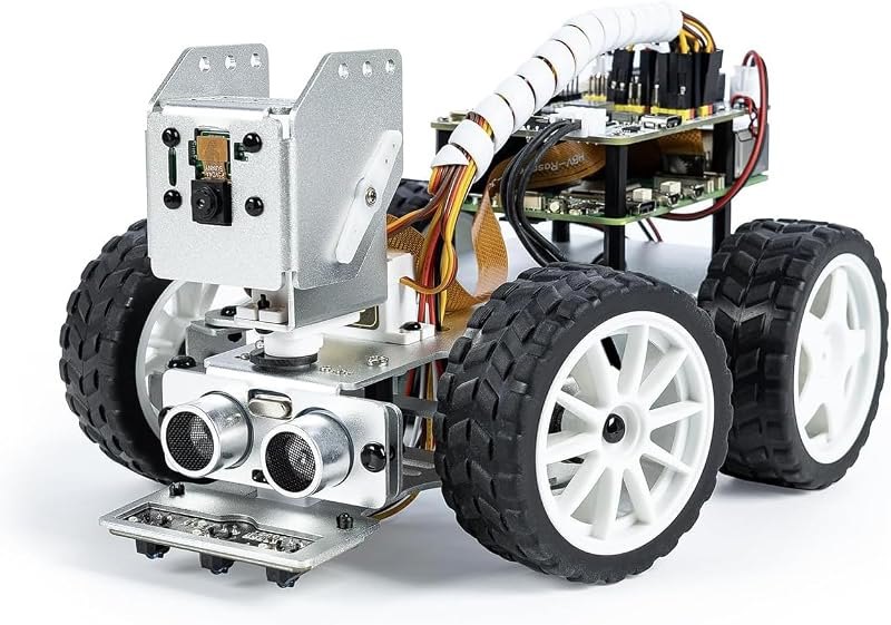 SunFounder Picar-X AI Robot Smart Car Kit for Raspberry Pi 5/4/3B+/Zero 2w, Openclaw LLMs ChatGPT/Gemini/Grok