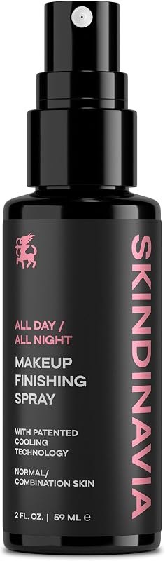 Skindinavia All Day/All Night Makeup Setting Spray, 2 oz, Up to 16+ Hours — makeup setting spray no leak for makeup