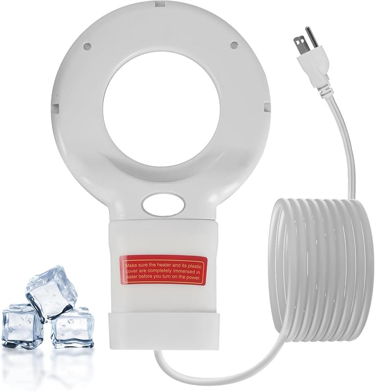 500W Trough Heater & Stock Tank De-Icer - Made from Aluminum with Teflon Coating for Better Corrosion Resistance —
