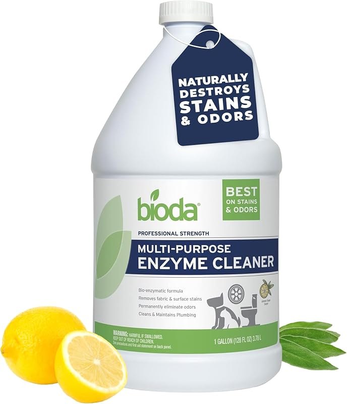 Bioda Multi-Purpose Probiotic Enzyme Cleaner and Deodorizer, 1 Gallon — enzyme odor eliminator for odor eliminator spray