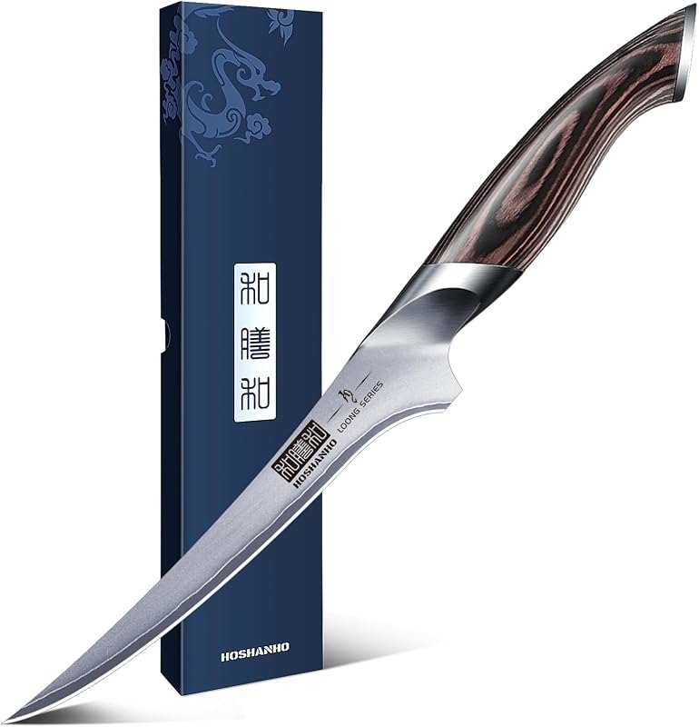 HOSHANHO Fillet Knife 7 Inch, Super Sharp Japanese Fish Boning Knife — filet knife for filet knife durable heavy duty
