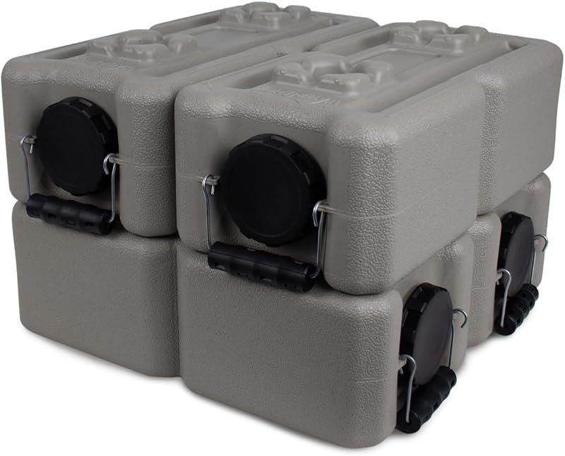 WaterBrick International Water Storage Containers for Emergency Water Storage — stackable water brick for water