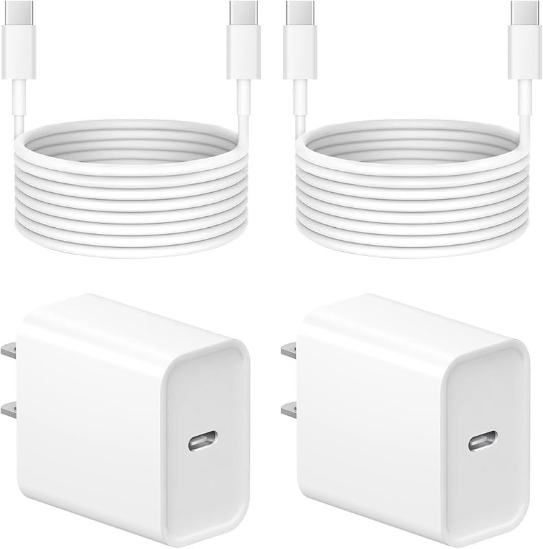 iPhone 17 16 15 Charger Fast Charging 6FT - 20W USB C Charger Block | with 6FT Type C to C Cable Compatible with iPhone 17/17 Pro/17 Pro ...