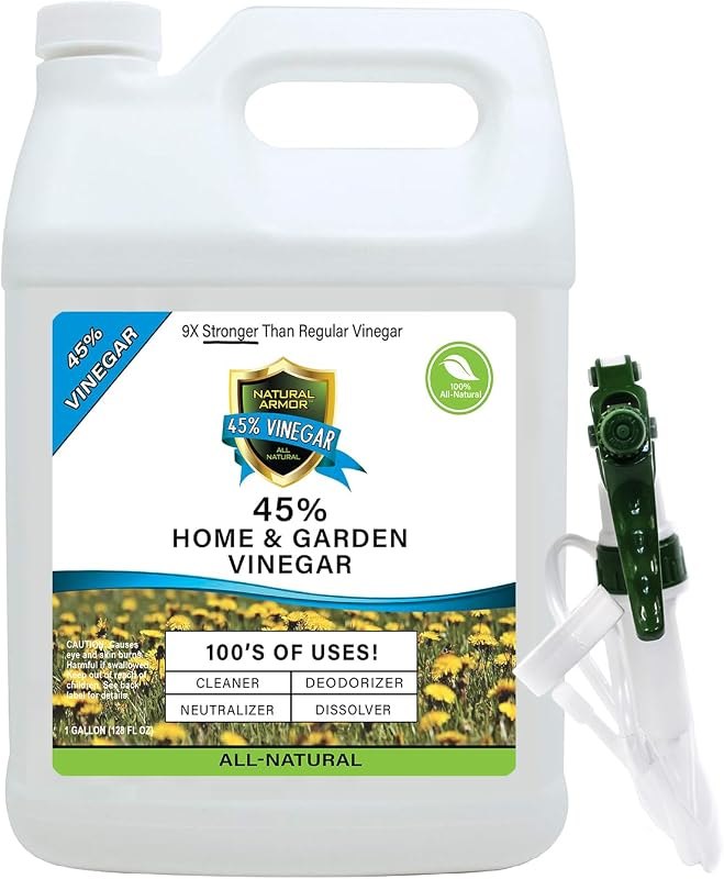 Natural Armor 45% Vinegar Industrial Strength Concentrate (128 Oz Gallon) — vinegar descaler for clr cleaner durable