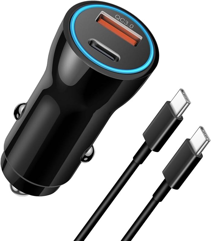 iPhone 17 16 15 Car Charger, [Apple MFi Certified] USB C Car Charger 43W Fast Charging with 3.3 FT Type C to C Cable