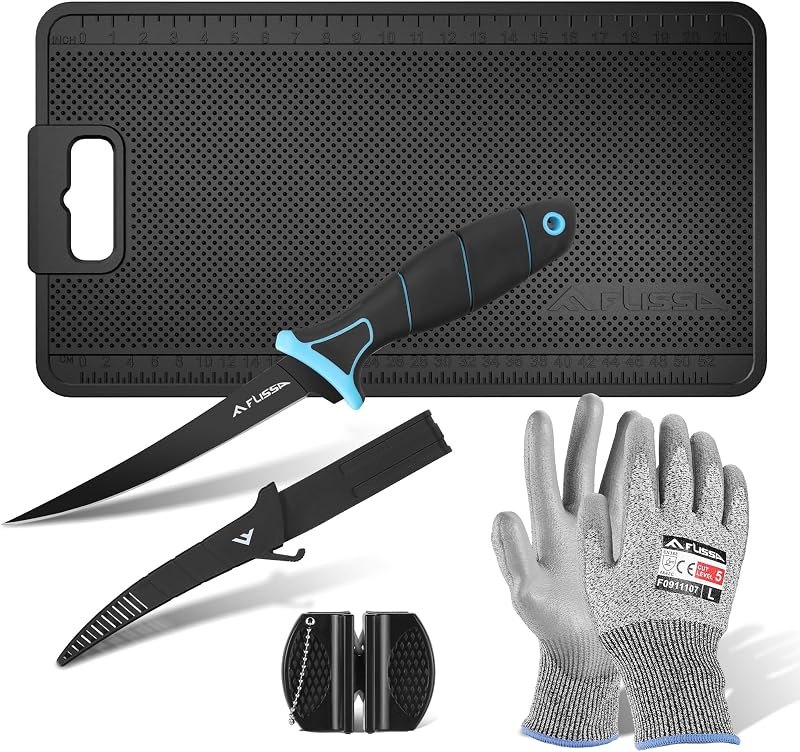 FLISSA 4PCS Fish Fillet Set, Fish Cleaning Kit — filet knife kit for filet knife under 30 budget