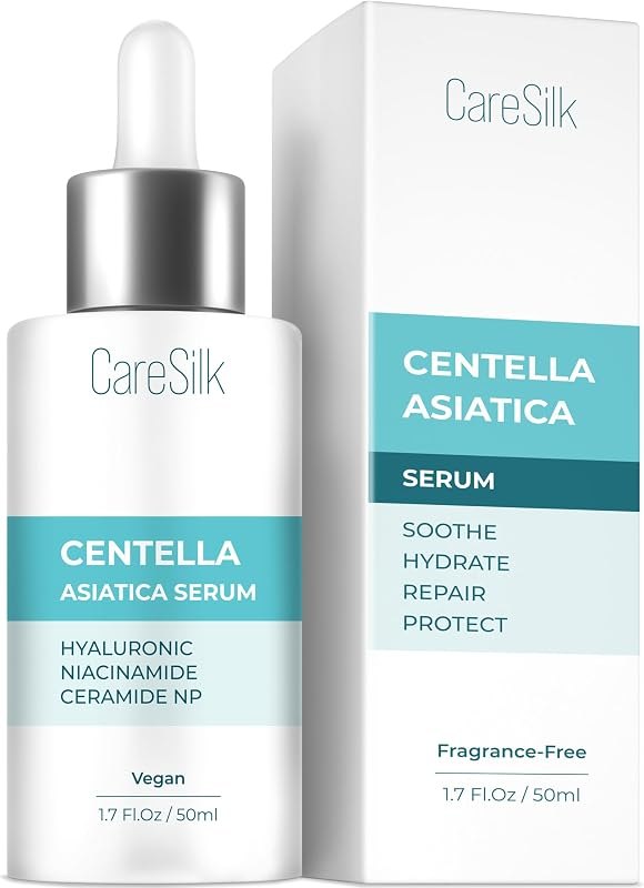 Centella Asiatica Face Serum - Natural Calming & Protecting Moisturizer with Pure Centella Extract - Niacinamide &