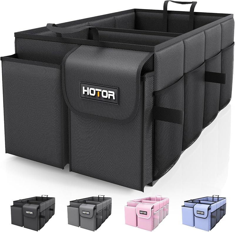 HOTOR Trunk Organizer - Foldable Car Organizer for SUVs & Sedans Storage — trunk for best car organizer