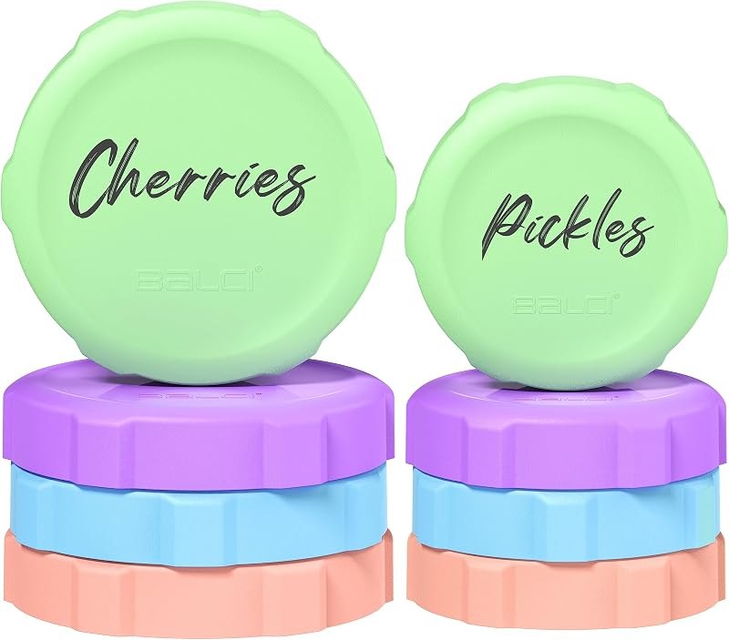 Premium Mason Jar Lids - 8 Pack Combo (4 Wide & 4 Regular) — mason jar lids regular mouth for mason jar lids regular