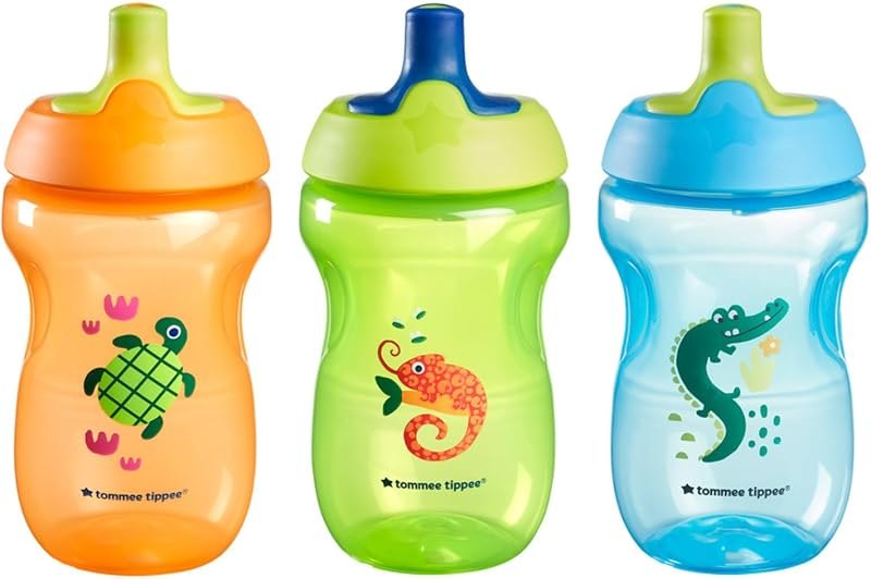 Tommee Tippee Toddler Sippy Cup, Sporty Spout, 1-3 Years, Spill-Proof — Monitors, bottles, and kid gear with for