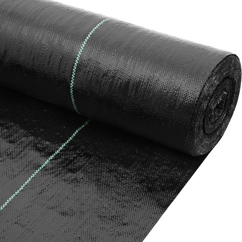 Doniks 13x115ft Driveway Fabric,5OZ Commercial Heavy Duty Weed Barrier Fabric, Garden Landscape Fabric,French Drain