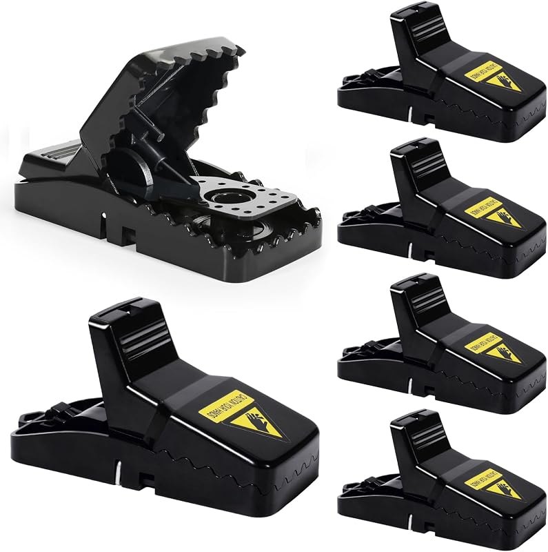 6 Pack Mouse Traps Indoor for Home,Mice Traps for House,Reusable Mouse Trap That Work,Small Mice Catchers for Home
