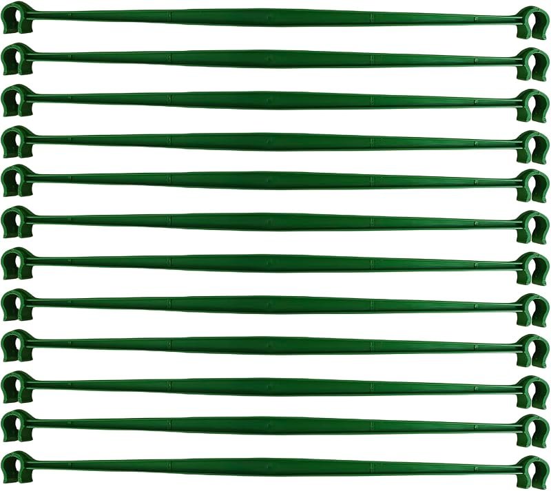 36PCS Plant Stake Arms for Tomato Cage,Expandable 11.8" Plant Supports Trellis Connector Clips for 11mm Garden Plants