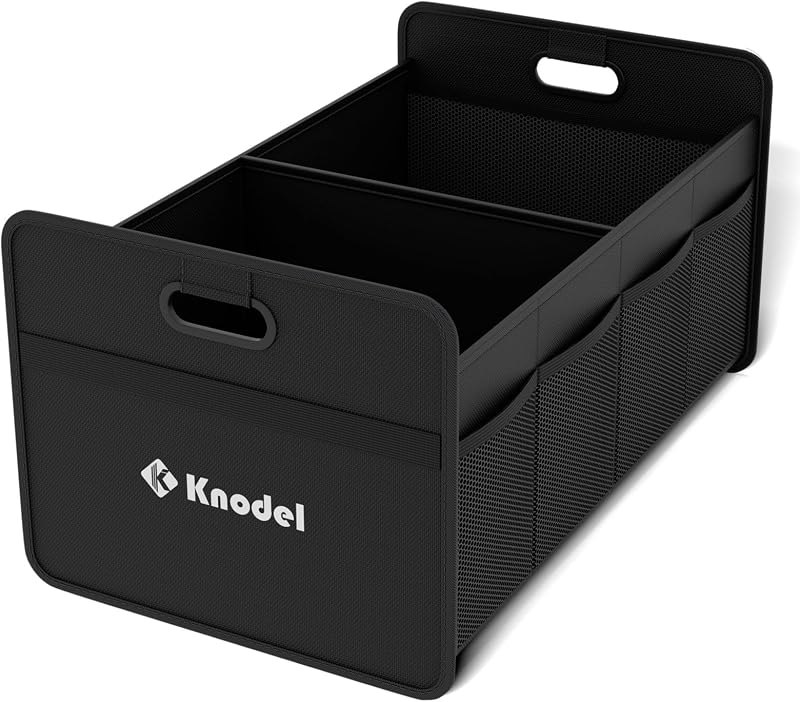 K KNODEL Foldable Trunk Storage Organizer for Car and Suv (Small, Black) — trunk for best car organizer travel compact