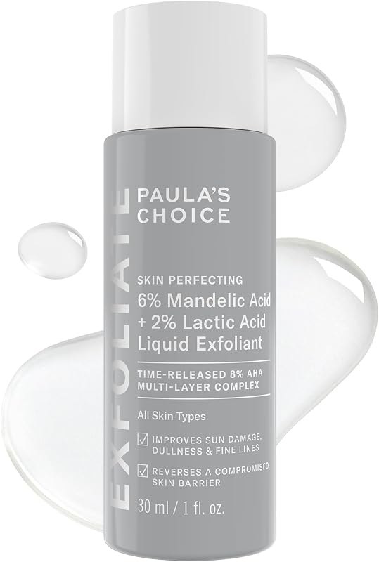 Paula's Choice 6% Mandelic + 2% Lactic Acid Liquid Exfoliant — lactic acid exfoliant for lactic acid exfoliant