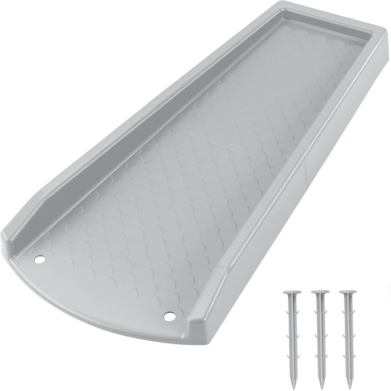 Ogutter Splash Blocks for Gutters Downspouts, 24" Downspout Extensions for Rain Water Drainage, Thickened Gutter