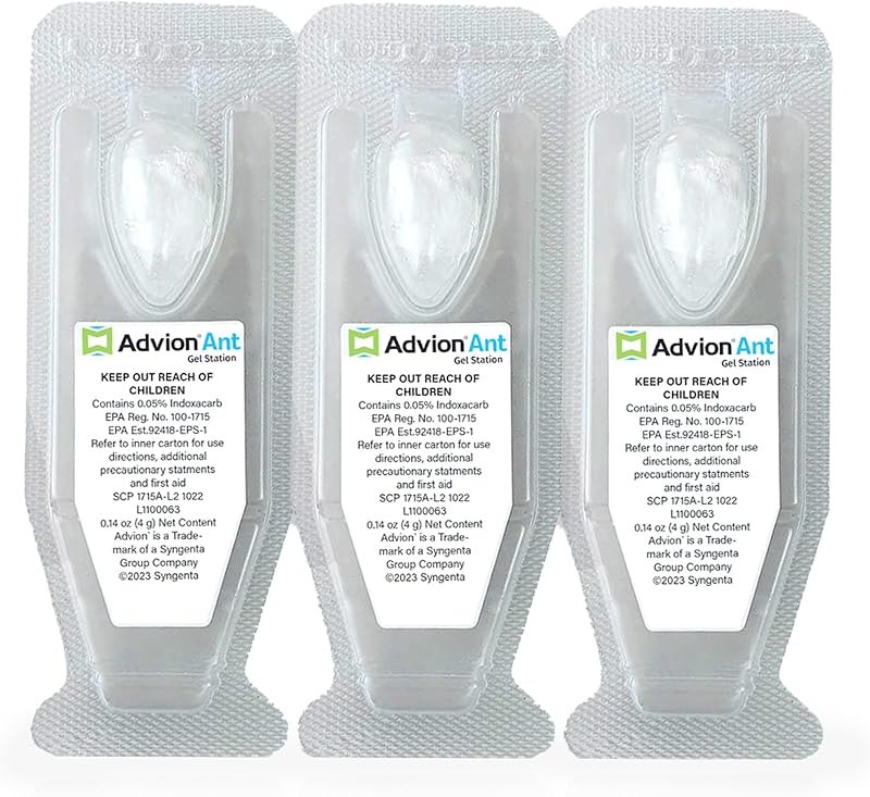 Syngenta Advion Ant Gel Station Insecticide, Ready-to-Use Gel Bait with The Active Ingredient Indoxacarb, Ant Bait for