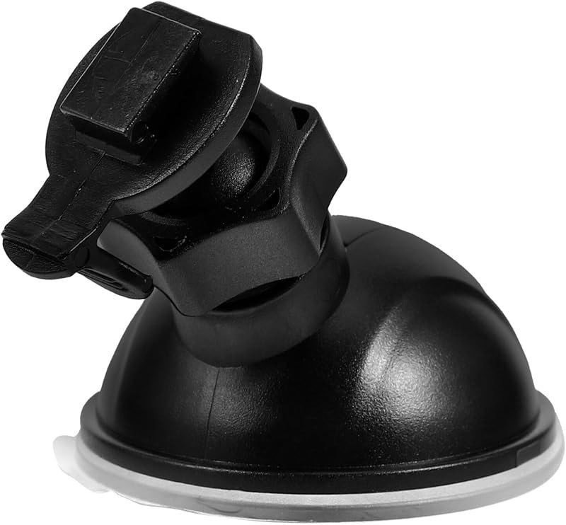 Dash Cam Suction Cup Mount Car Camera Mount Holder with 1/4 Screw Thread Adjustable Ball Head for Multi Angle Rotation