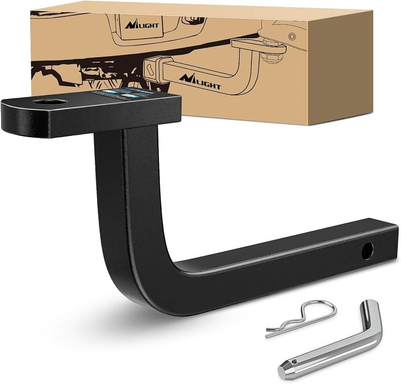 Nilight Trailer Hitch Ball Mount Fits 1-1/4 Inch Receiver — best-trailer-hitch for trailer hitch compact small
