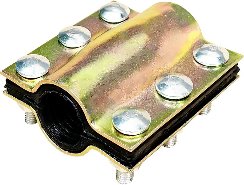 Water Pipe Repair Clamp,OD of The Applicable Pipe is About 1.33 inch,Leak Sealer for Pipes and Plumbing,Length About 4