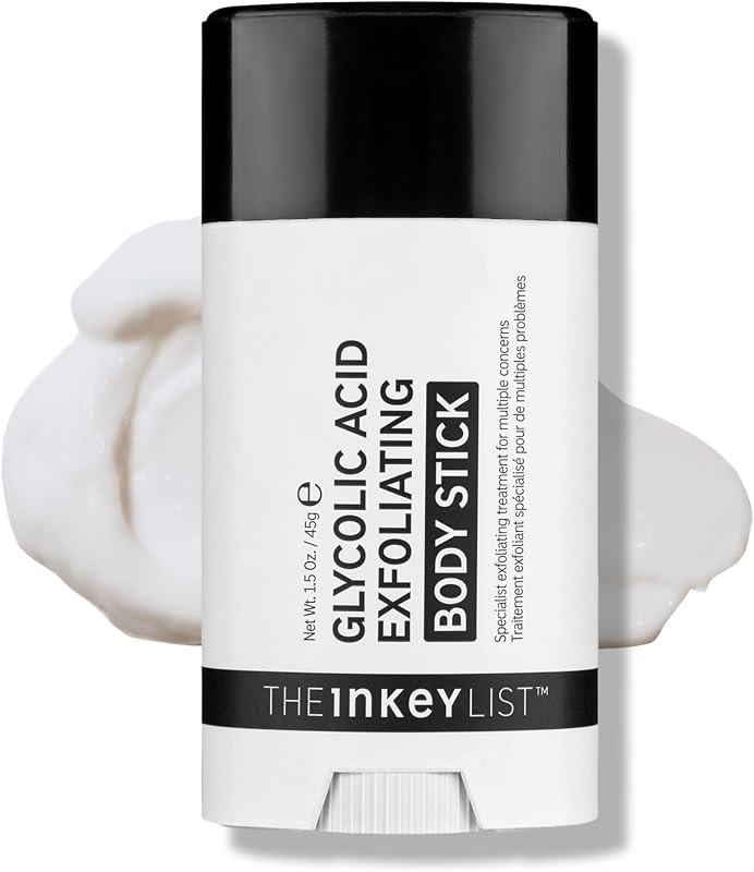 The INKEY List Glycolic Acid Exfoliating Body Stick - Deep Exfoliation for Rough, Bumpy Skin, Fragrance Free, Targets