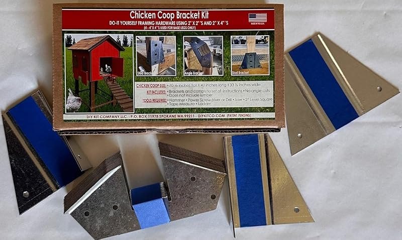 Chicken Coop. Build Your Own Chicken Coop DIY Bracket Kit. Simpler with Our Unique Bracket System. Includes Brackets