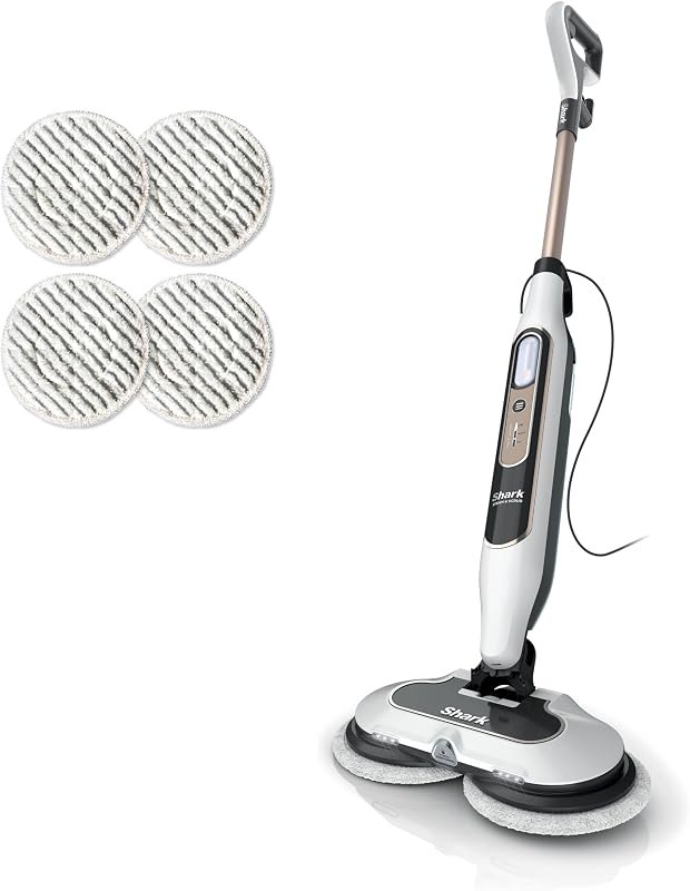 Shark Steam & Scrub with Steam Blaster Technology, White, S8201 — steam mop for handheld steam cleaner durable heavy