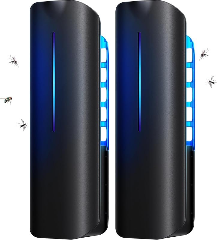 BURLAN Fruit Fly Traps Indoor for Home: Plug in Mosquito Bug Zapper