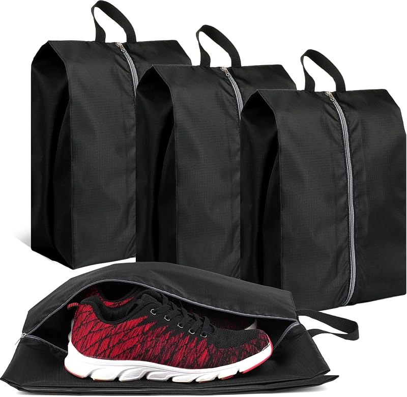 Shoe Bags for Travel, Set of 4 Pack Shoe Travel Bags for Packing Large — shoe for best packing cubes under 40
