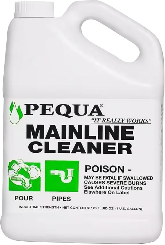 PEQUA INDUSTRIES Main Line Cleaner - Heavy-Duty Main Drain Opener for Drain Pipes, Sewer Lines and Septic Tanks