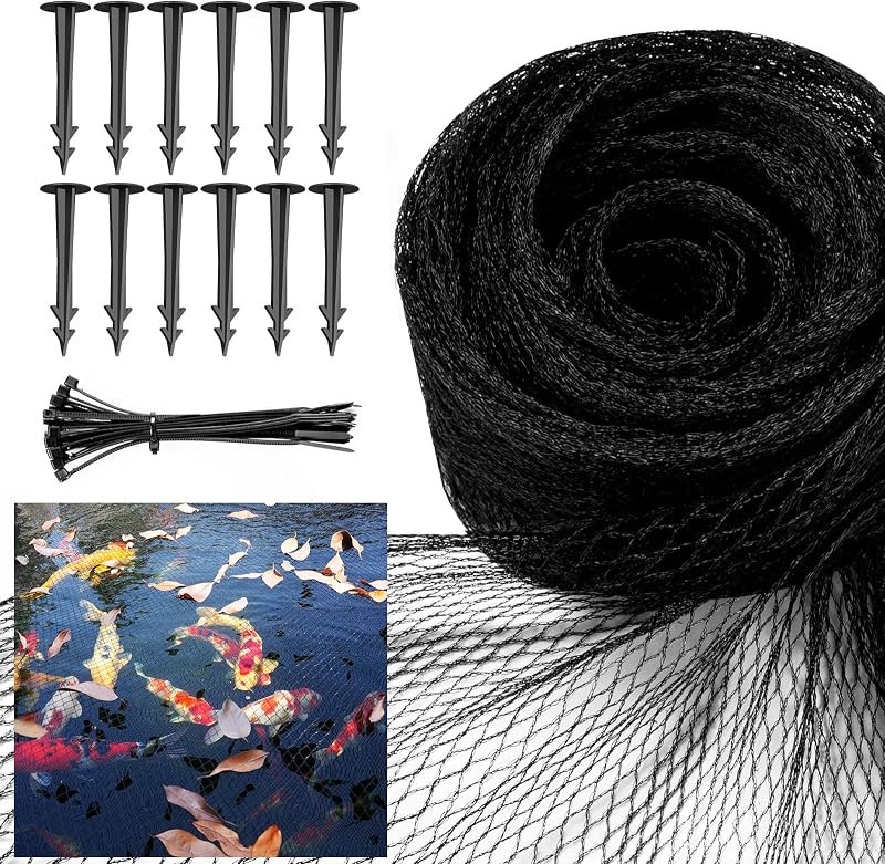 Pond netting that keeps herons honest for small spaces and apartments