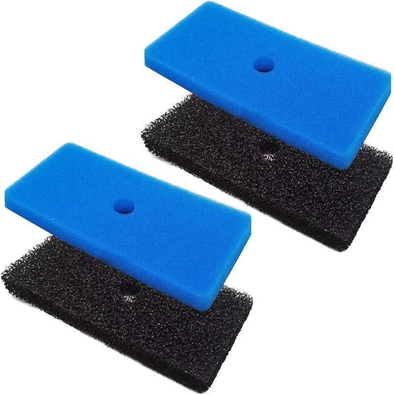 2 Sets Replacement Pond Filter Pads for Outdoor Ponds - Coarse and Fine Pond Filter Media for Pond 871980305528