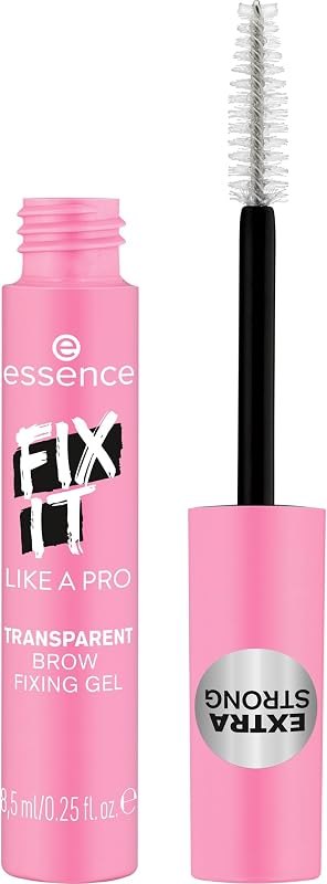 essence Fix It Like a Pro Brow Fixing Gel, Long-Lasting Strong Hold, Clear — clear brow gel pack for clear brow gel