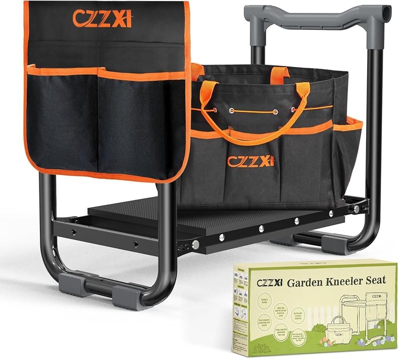 CZZXI Garden Kneeler and Seat, Wider and Thicker Kneeling Pad
