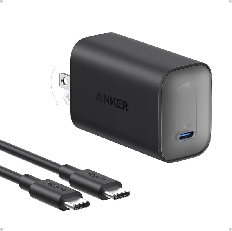 Anker Laptop Charger, 100W Foldable Type C Charger Fast Charging — 100W for best GaN charger best rated