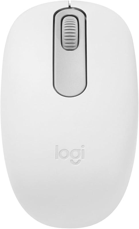 Logitech M196 Compact Ambidextrous Bluetooth Wireless Mouse - Off White — budget for best quiet wireless mouse travel