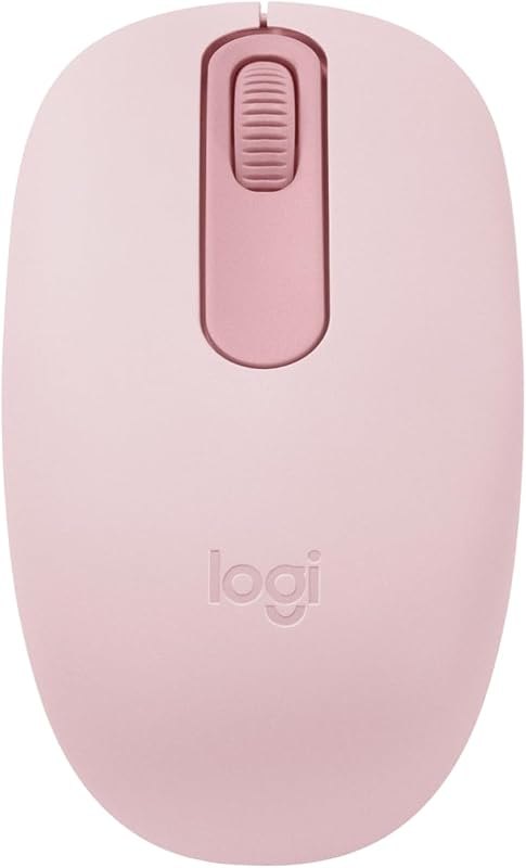 Logitech M196 Compact Ambidextrous Bluetooth Wireless Mouse - Rose — budget for best quiet wireless mouse under 40