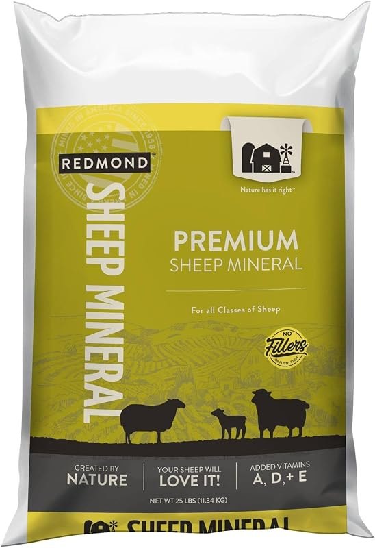 REDMOND Sheep Mineral 25 lb Bag — goat mineral refill for goat mineral