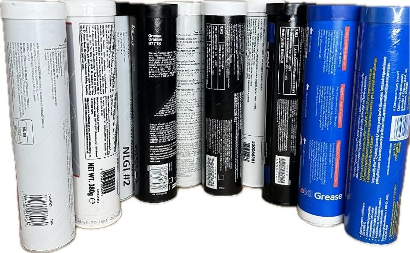 Republic Oil House Choice #2 EP2 Lithium Grease Tubes, 10-Pack 14 oz — grease-cartridges for grease gun compact small