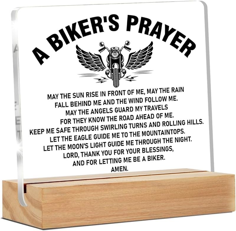 Motorcycle Gifts for Men Biker Bike Lover Accessories Desk Decor