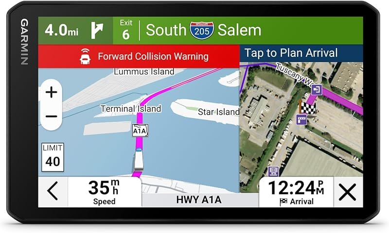 Garmin dēzlCam™ OTR725, 7” GPS Truck Navigator, Built-in Dash Camera — GPS for best dash cam best rated