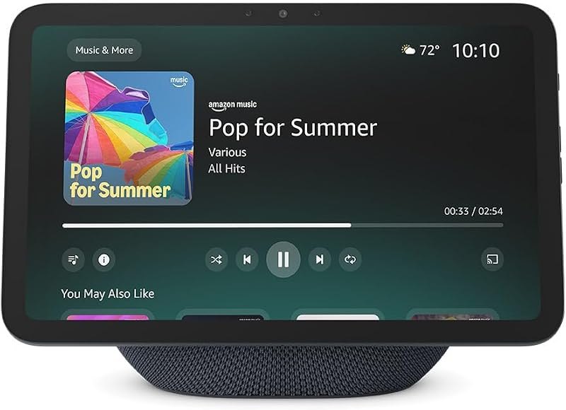 Echo Show 8 (newest model), Vibrant HD 8.7" display with spatial audio, Designed for Alexa+, Graphite — AI amazon for